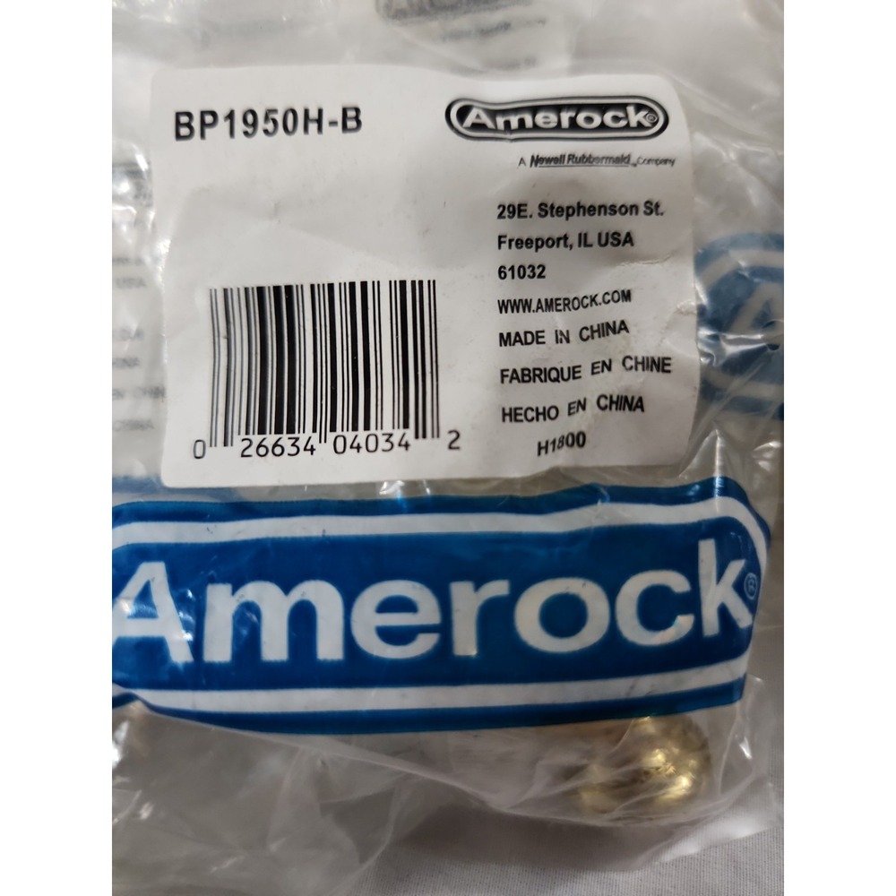 Amerock Brass Classics  1 1/4" Cabinet Knob Set Of 6 Part #BP1950-B